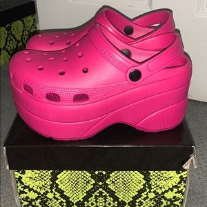 Platform Crocs